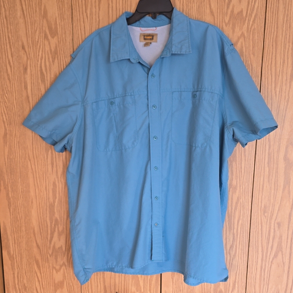 The Foundry Supply Co. Sky Blue Button Down Shirt